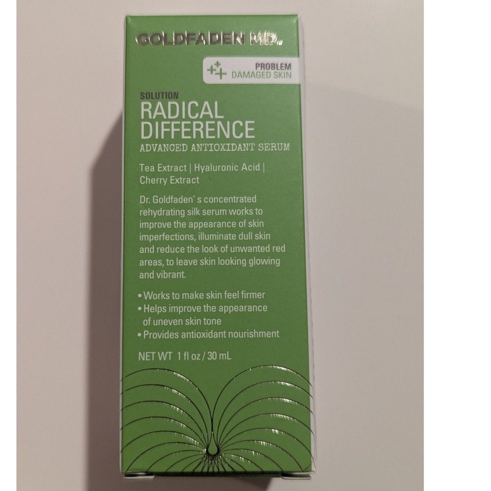 Goldfaden MD Radical Difference Advanced Antioxidant Serum 1oz 30ml New in Box